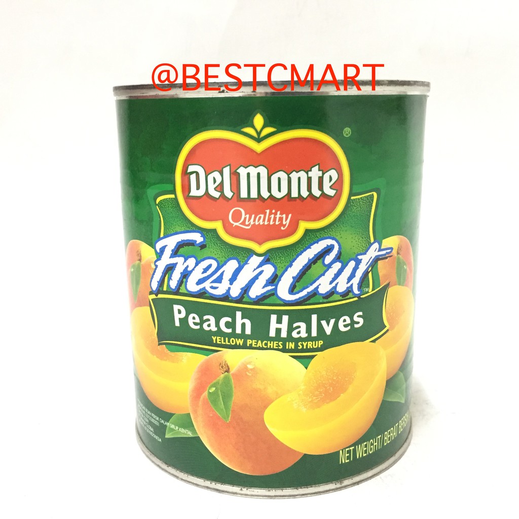 

DELMONTE FRESH CUT PEACH HALVES 825GR