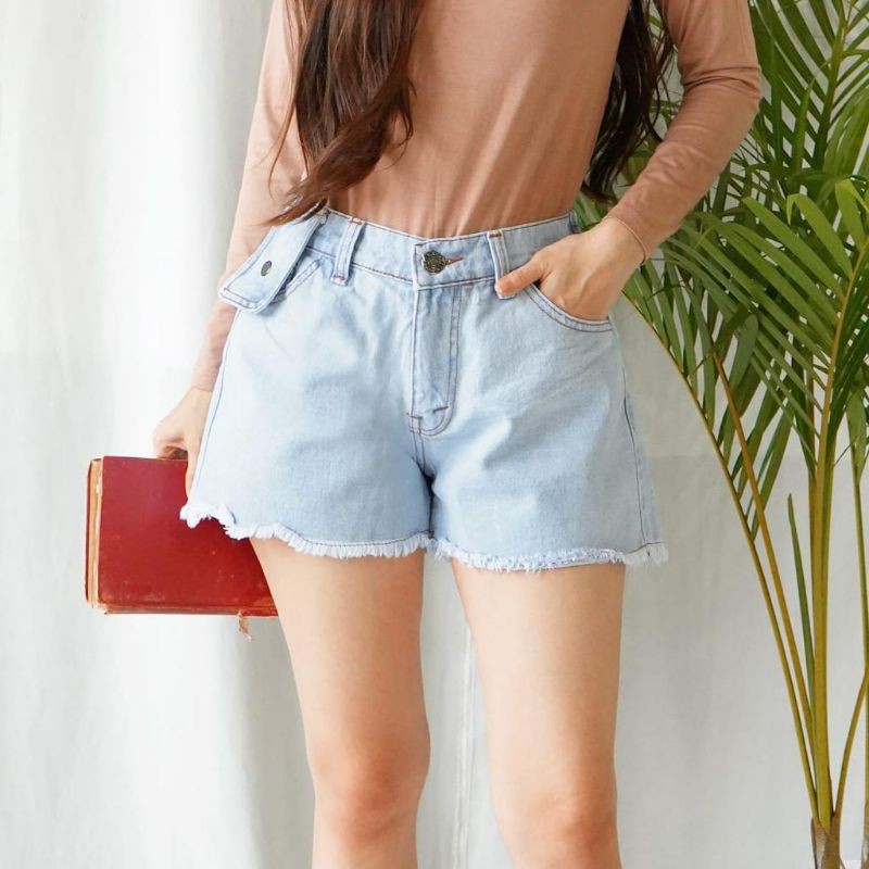 Celana Hotpants Wanita | Jeans Pendek Wanita Import ICelana Jeans Pendek Wanita I Jeans Wanita Korea