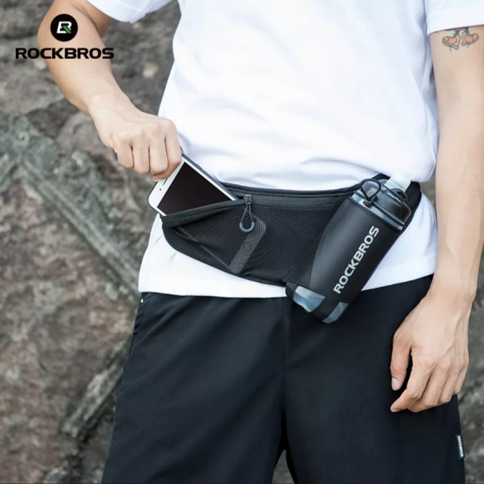 TAS PINGGANG ROCKBROS D45 WAIST BOTTLE WATER BAG