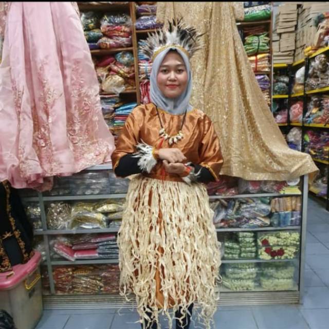 Baju Adat Papua Dewasa / Baju Papua Rumbai
