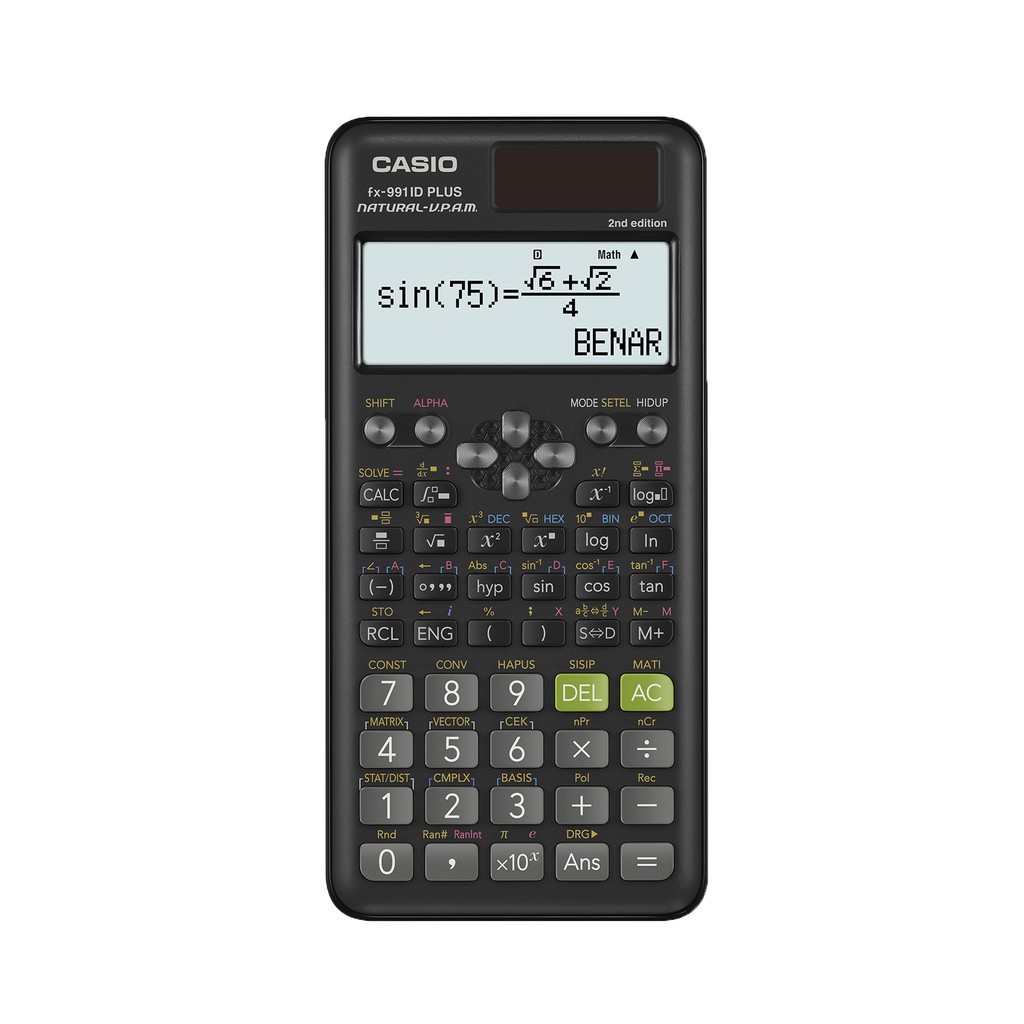 

HJK Asaba Bandung - CASIO FX-991IDPlus -2nd edition- B.Indonesia - Kalkulator Sekolah Kuliah -