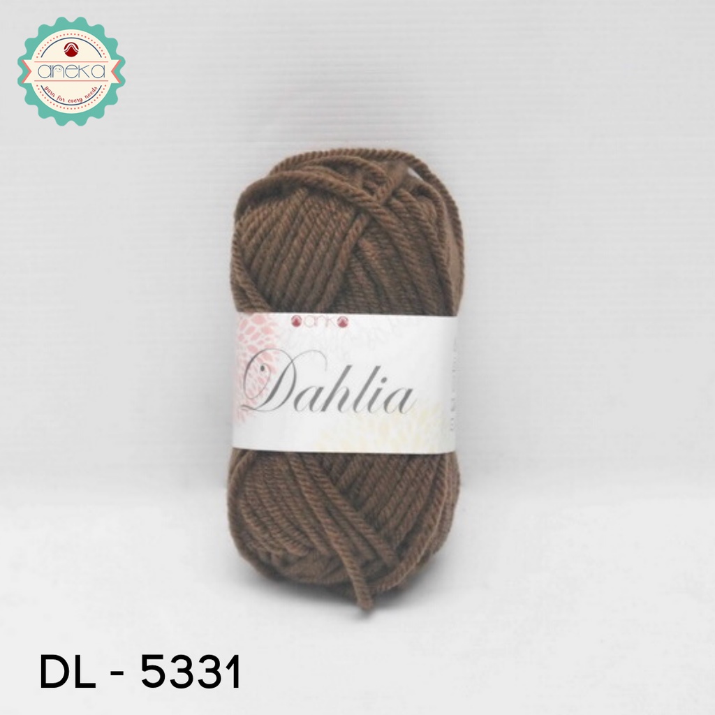 Benang Rajut Karpet Dahlia / Carpet Yarn - 5331 ( Coklat )