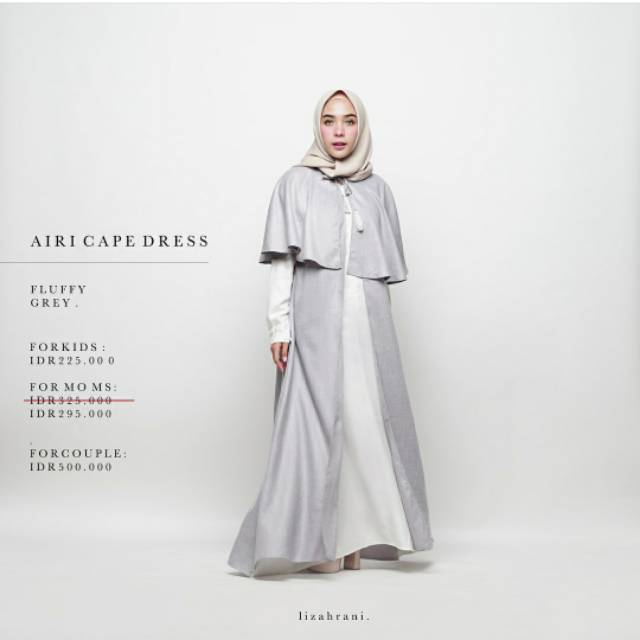 Airi Cape Dress by Lizahrani (Preloved)
