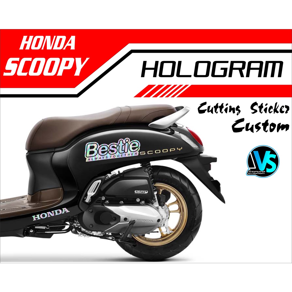 Stiker BESTIE Cutting Sticker Scoopy