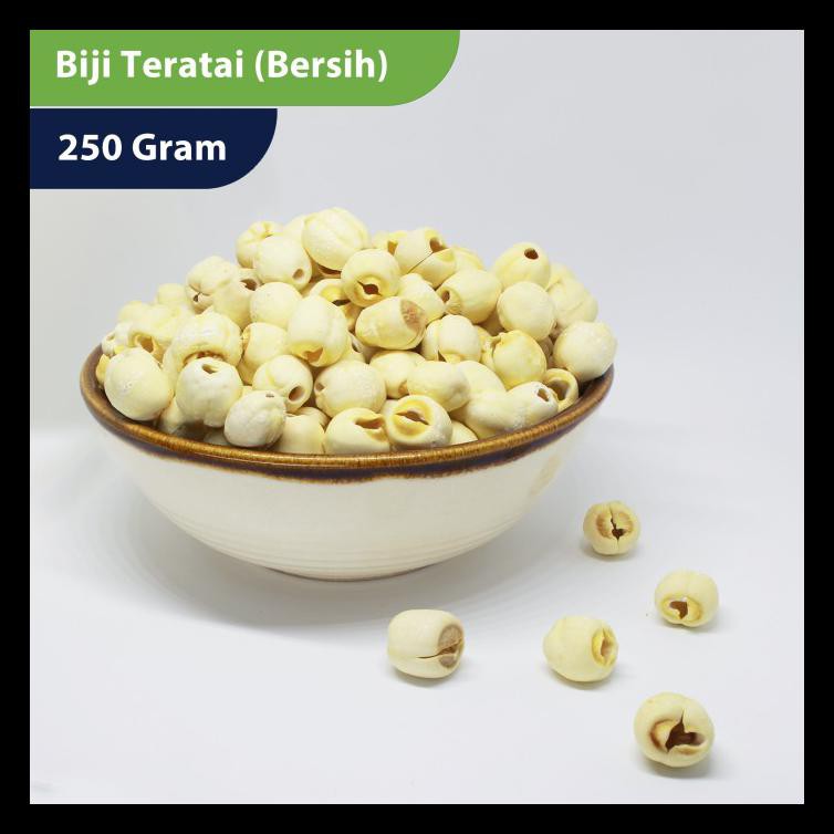 

PROMO! BIJI TERATAI / WHITE LOTUS SEED / LIENCI / LIAN ZHE | @250GR (BERSIH) MURAH