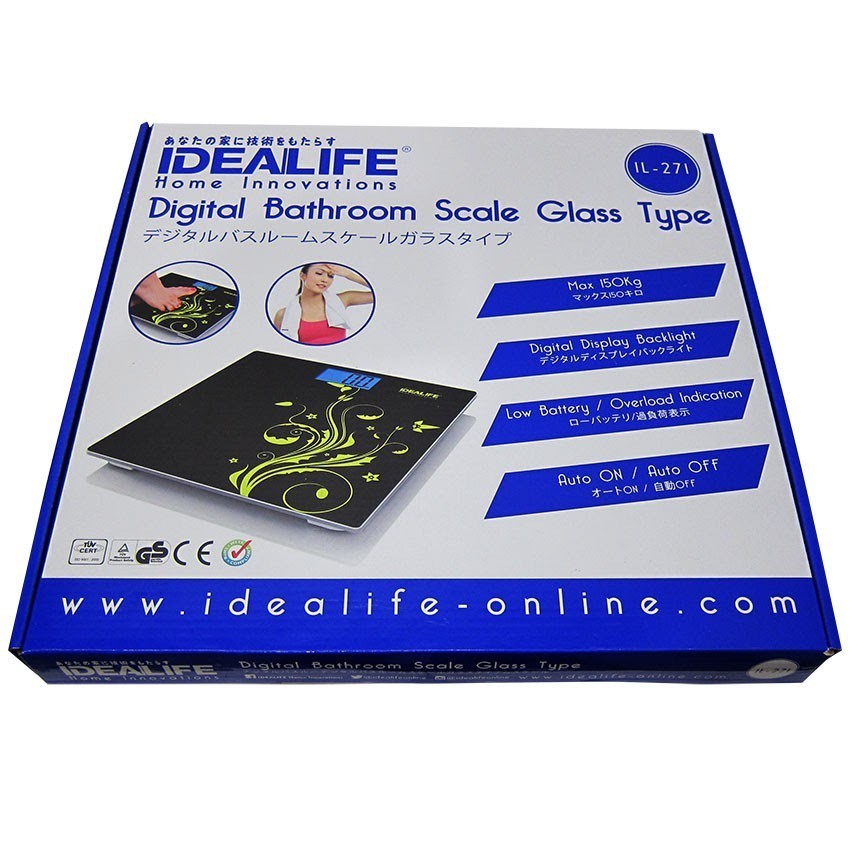 Home-Klik Idealife Digital Bathroom Scale IL - 271