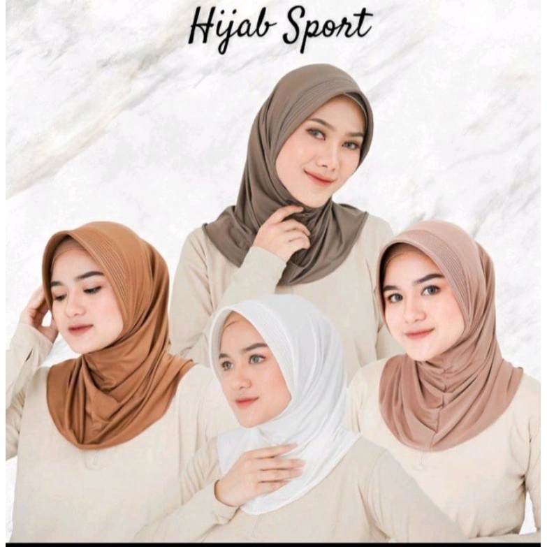 hijab jilbab sport murah/ kerudung olahraga voli
