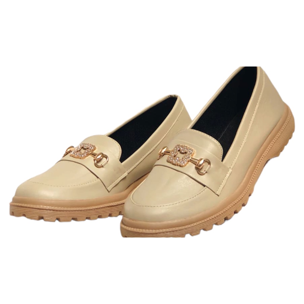 Sepatu Loafer Docmart wanita / Sepatu Berlian VIONA LB 0217