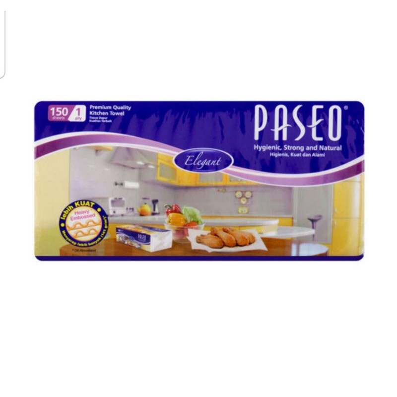 tissue paseo kitchen/ tissue dapur 150 sheets