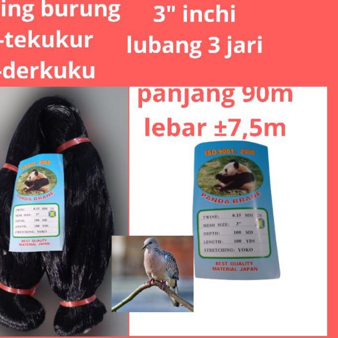 ✅Swip up Jaring Burung Perkutut Derkuku Lebar 7.5m panjang 90m | Flash | COD | TERBARU | TERMURAH