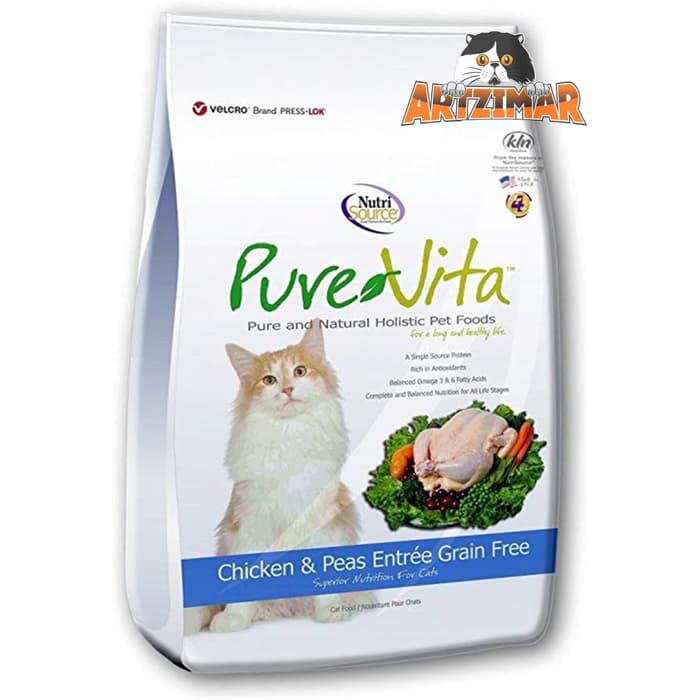 Jual Purevita Chicken Peas Dry Cat Food 3kg 3 Kg Grain Free Pure Vita Indonesia Shopee Indonesia