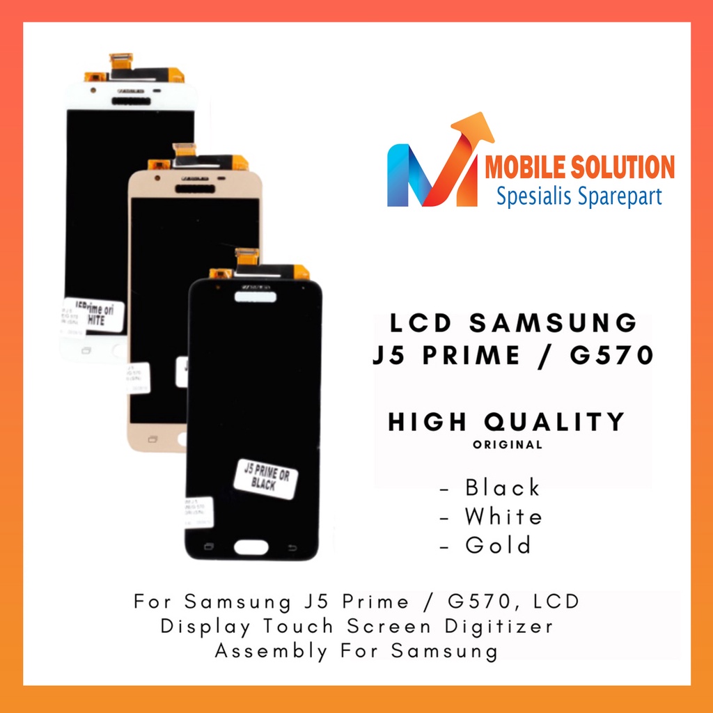 Grosir LCD Samsung J5 Prime G570 100% Fullset Touchscreen Garansi 1 Bulan + Packing / Bubble