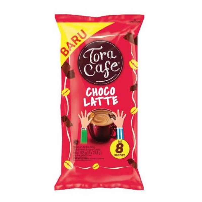 

TORA CAFE CHOCO LATTE 152gr isi 8sachet [8x19gr]