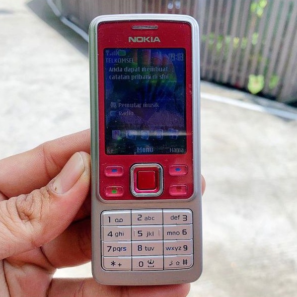 NOKIA 6300 HP JADUL SECOND ORIGINAL KLASIK KAMERA MUSIK HANDPHONE NOSTALGIA