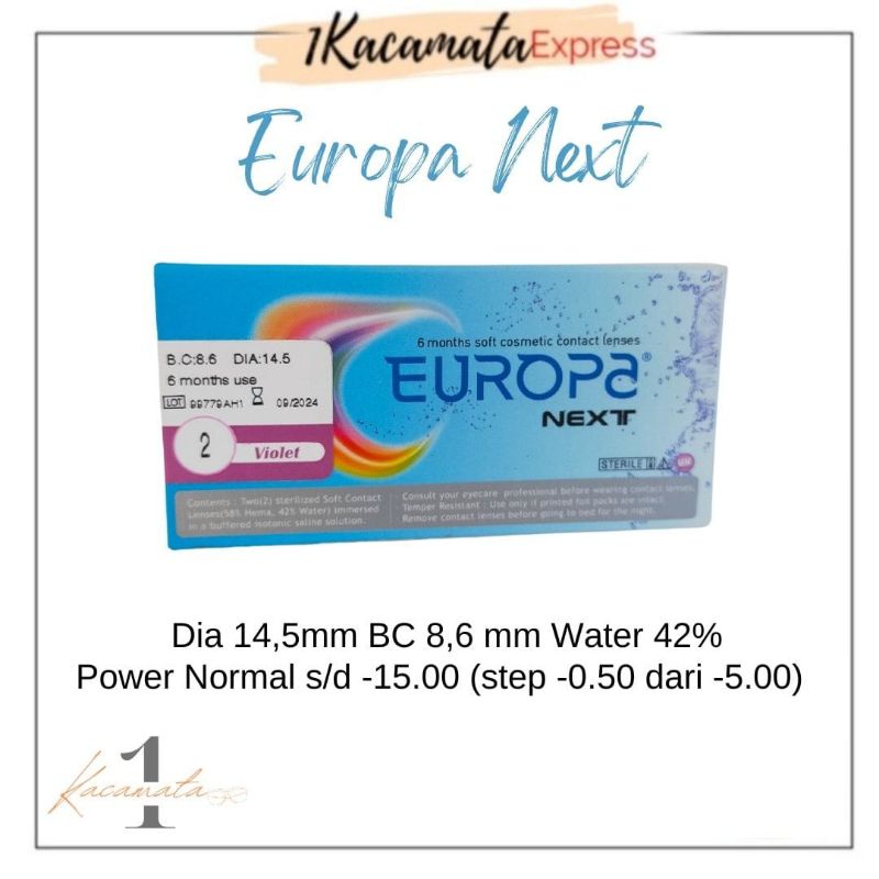 SOFTLENS WARNA MINUS EUROPA NEXT VARIAN MINUS KECIL