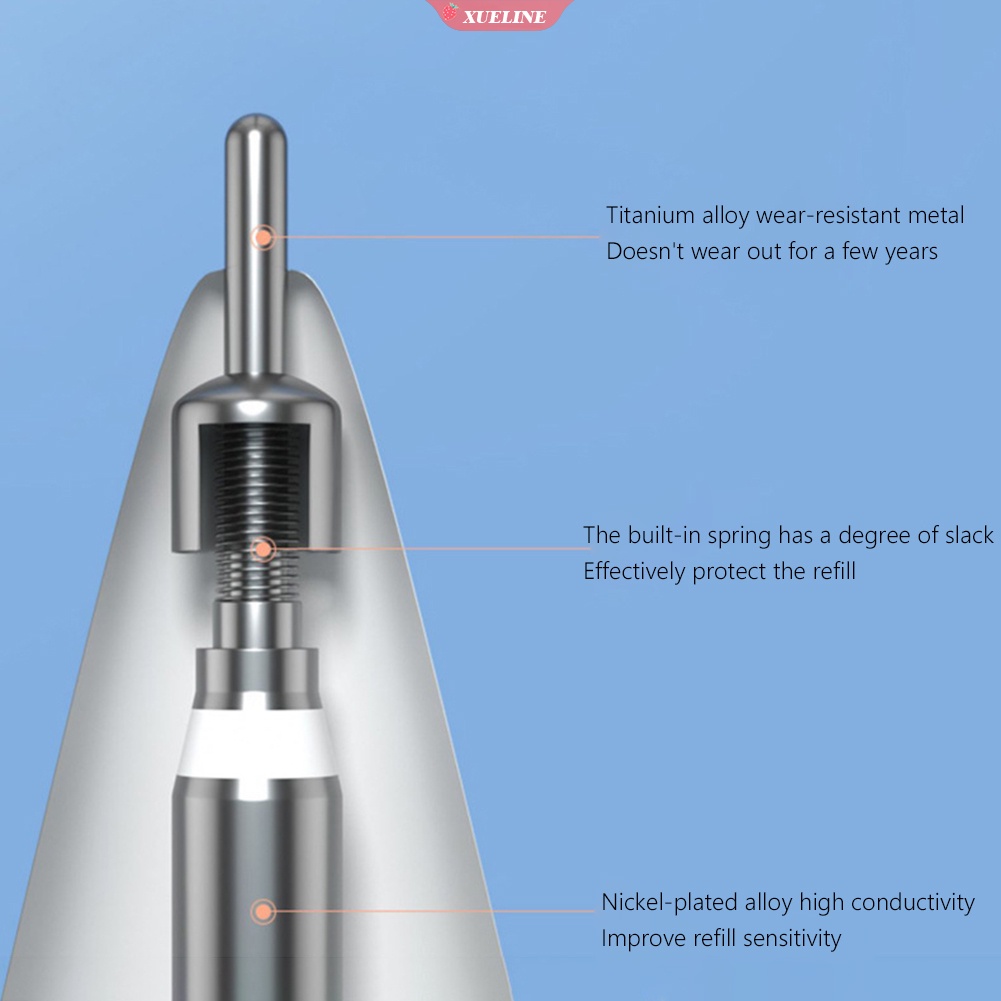 1pc Nib Pengganti Ujung Pensil Apple Pencil Generasi 1 / 2 / 1 / 2