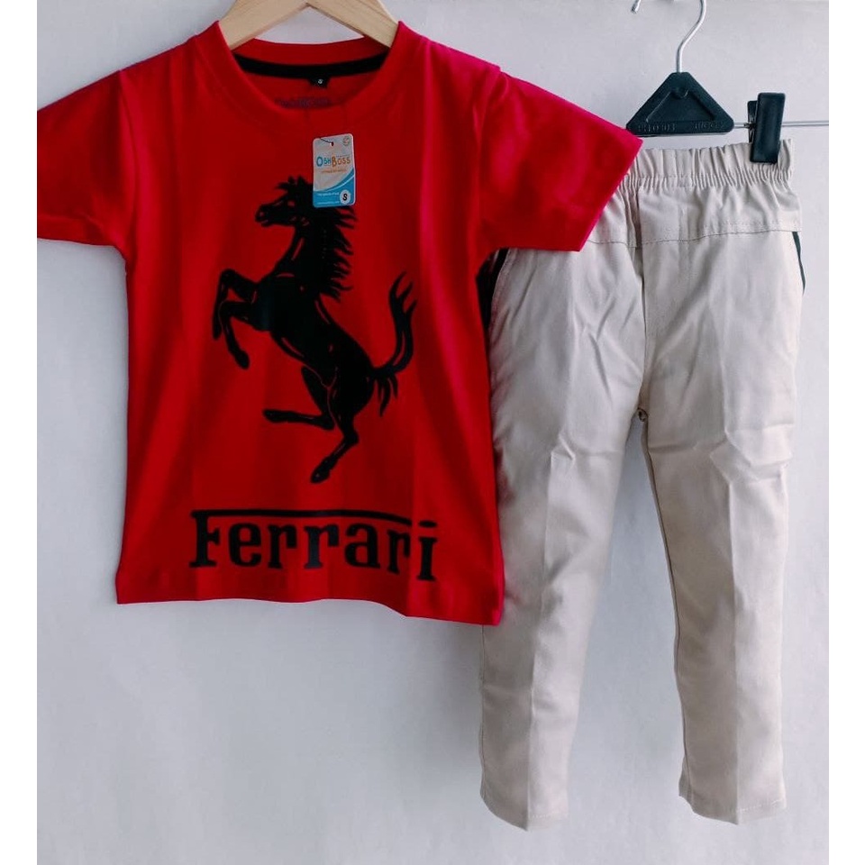 COD BAJU STELAN ANAK LAKI LAKI KAOS DISTRO  DAN CELANA CHINO PANJANG USIA 1-10 THN PART 1-5