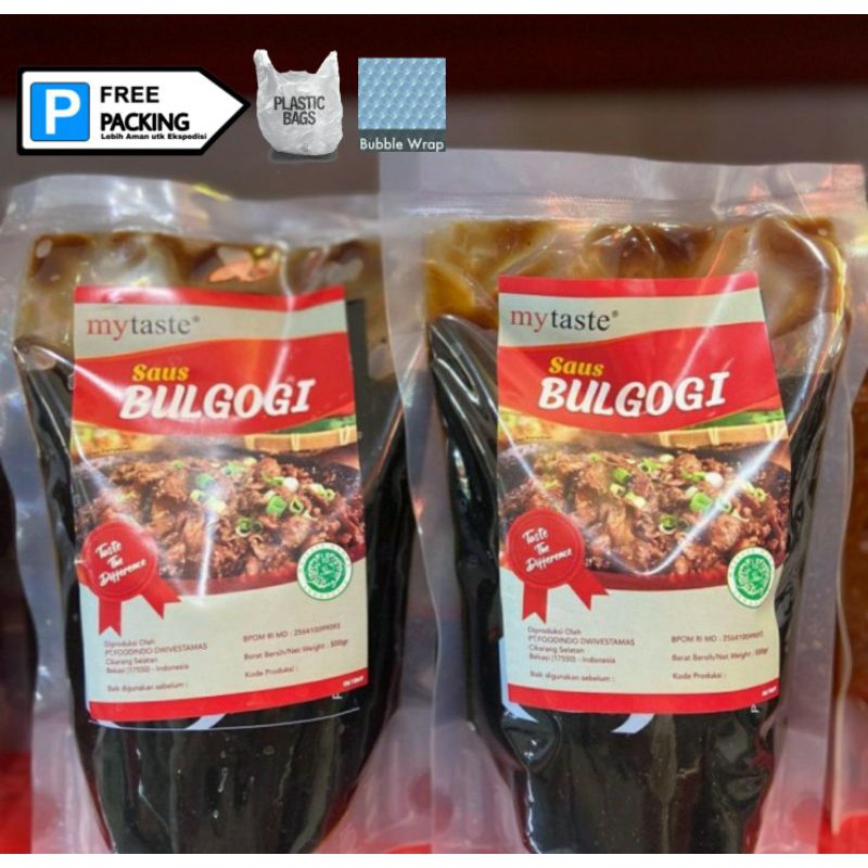 My Taste Bulgogi Sauce / Saus Bulgogi Halal 500gr READY Grosir