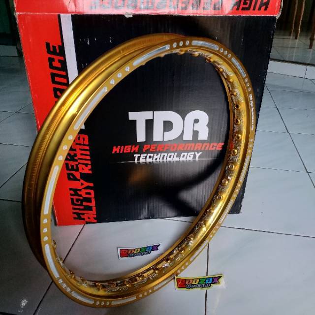 Velg TDR Ukir Sloot garis samping