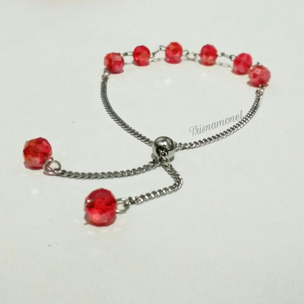 GELANG KRISTAL KOMBI MOTIF SERUT