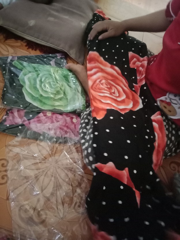 Long Gamis Motif Batik Sogan