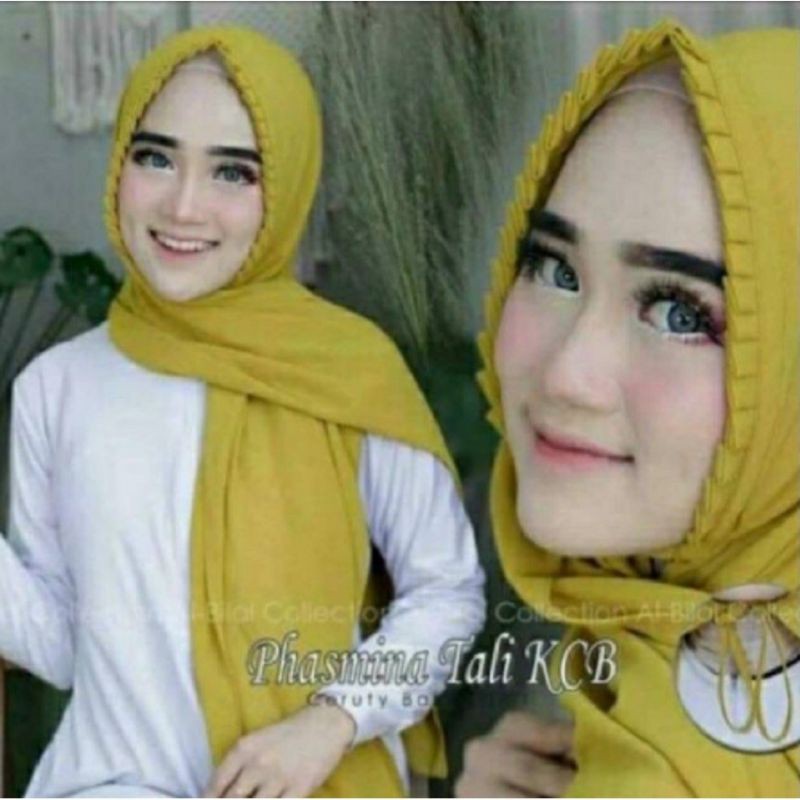 Jilbab pashmina KCB / jilbab pashmina tali KCB / jilbab pashmina lipit
