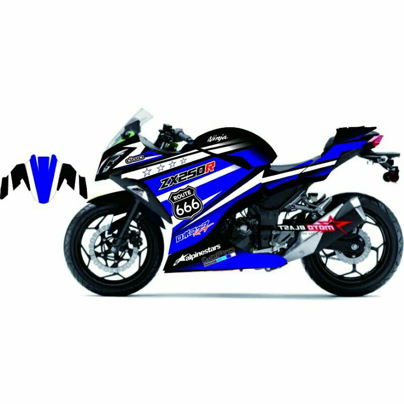 Striping ninja 250 fi striping ninja 250 variasi
