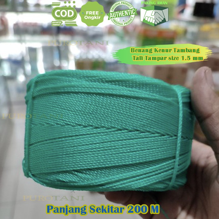 Tali Tambang 1.5mm per roll Tampar Layangan Pertanian Tenda size 1.5 mm