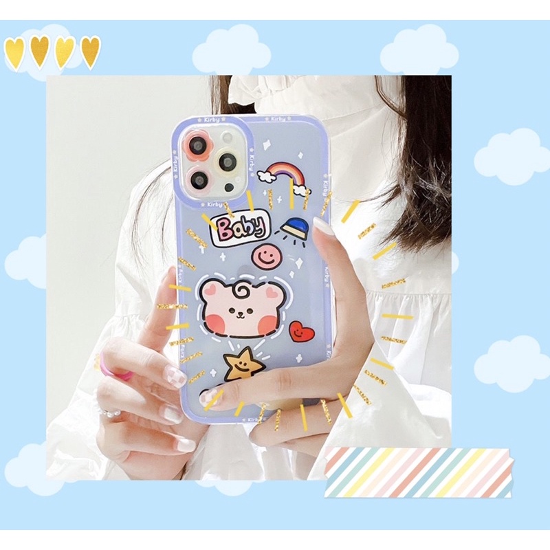 FH26 Softcase Protection Teddy Bear casing for Oppo A15/A15s,A33/A53,A3s/Realme 2 U1 U2 C1 A5s A12 A11k A7 A52/A72/A92,Reno 4 5 5F C11 C12 C15 C20 C21 C25 C2/A1k 5 5i 5s/C3 Narzo 20 30A vivo V20 Y11/Y12/Y15/Y17 Y20 Y20i Y20s Y30 Y30i Y50 Y91 Y91c Y93 Y95