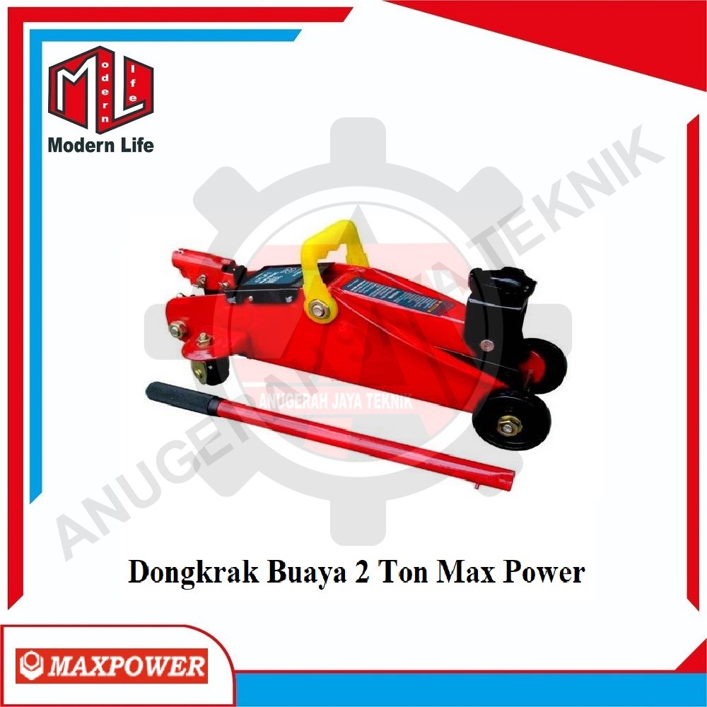 Dongkrak Buaya 2 Ton Hidrolik - Hydraulic Floor Jack MAX POWER