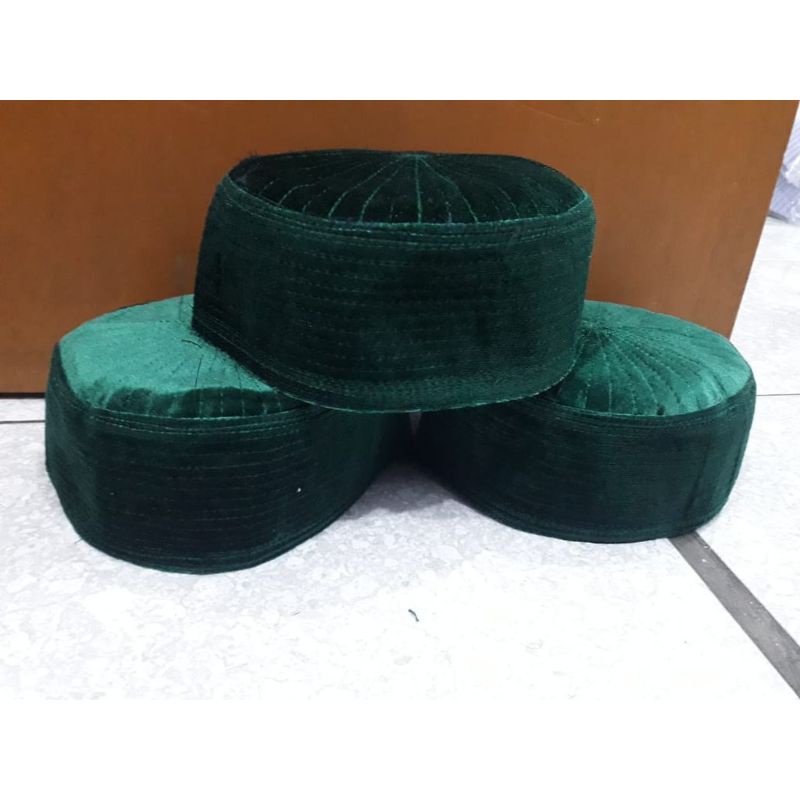 peci bludru, peci bludru Bani Hasyim,peci hijau,peci hitam peci maroon