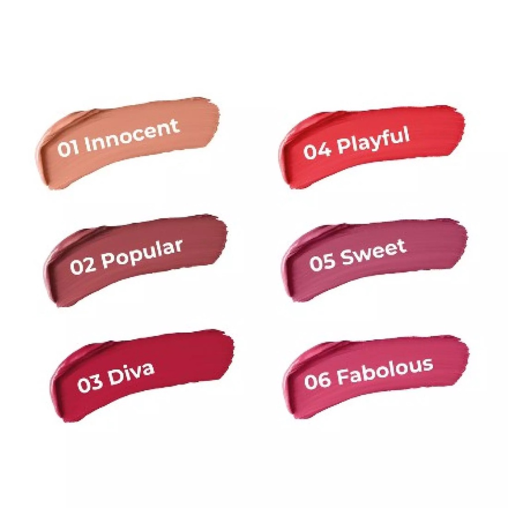 Purbasari BRITNEY Dreamy Matte Lip Cream Purbasari Lipcream Matte by AILIN