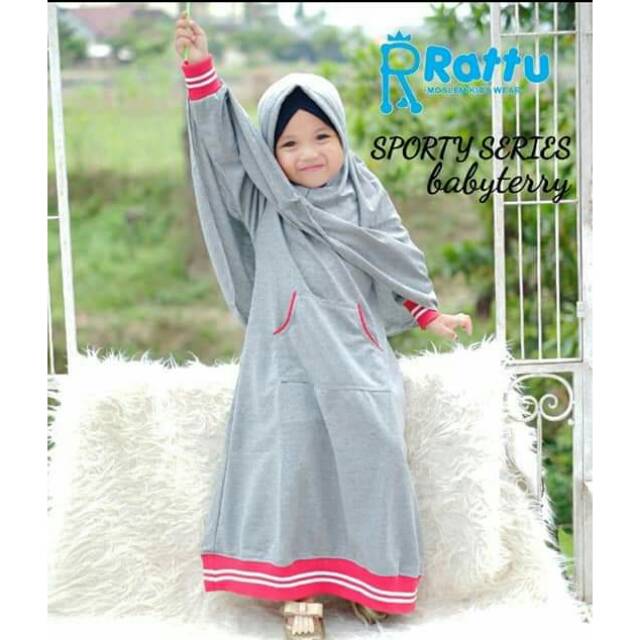 Gamis Sporty Anak Rattu