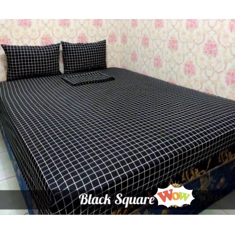 SPREI AESTHETIC MOTIF KOTAK / SEPREI KOTAK ALA KOREA INCLUDE SARBAN