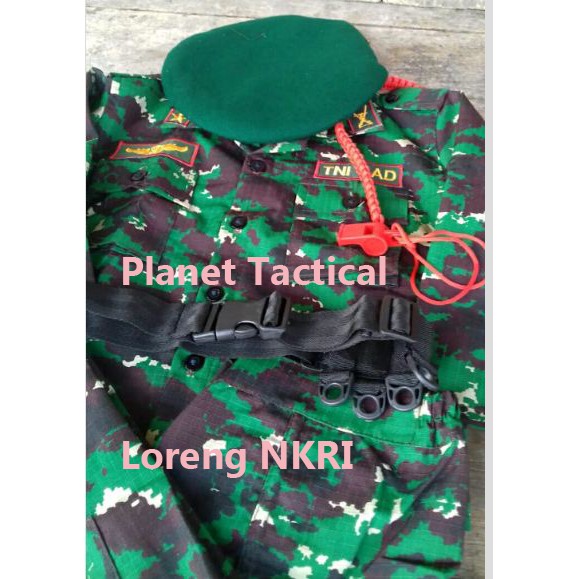 Baju Seragam TNI AD ANAK FULL SET GROSIR