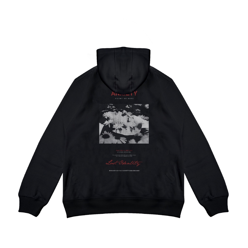 GRDT Anxiety Hoodie Black