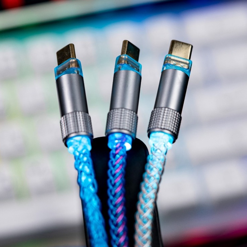 Luminous RGB Cable USB-A to Type-C