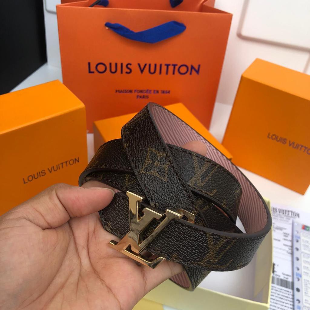 BELT / GESPER / IKAT PINGGANG WANITA IMPORT FASHION / LV MONO FREE BOX