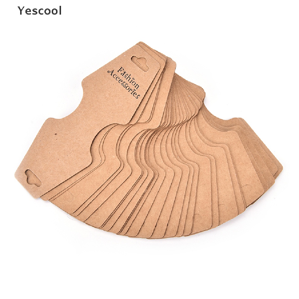 Yes 50 Pcs Kartu Display Kalunggelangperhiasan Bahan Kertas Untuk Display