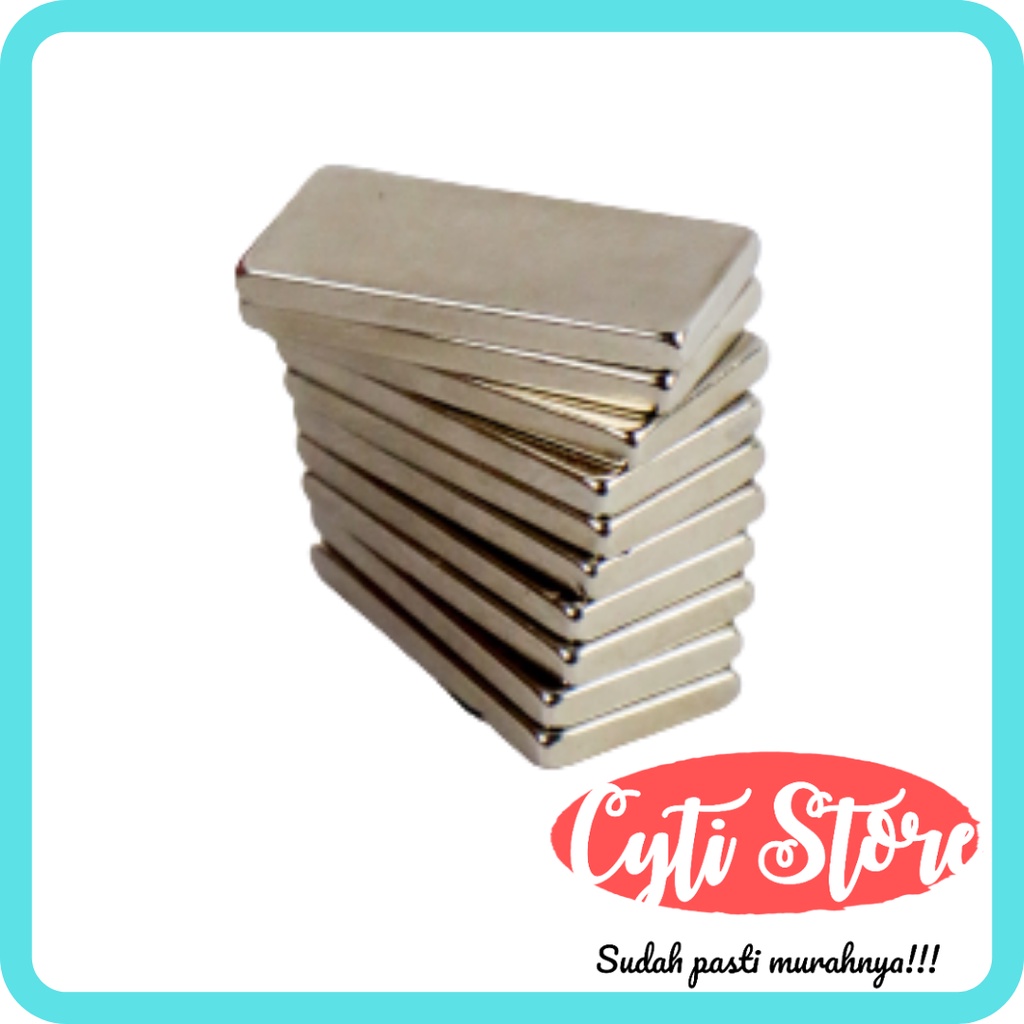 Magnet Kuat | Strong Neodymium Magnet NdFeB N35 10 PCS