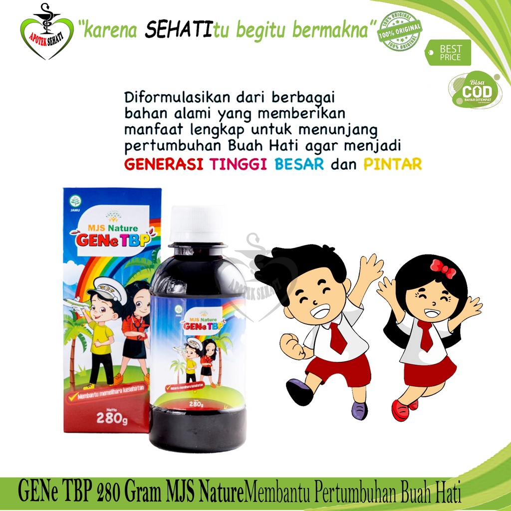 GENE TBP (GeneRArasi Tinggi Besar Pintar) Suplemen Herbal Anak