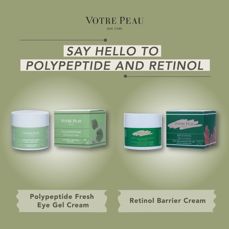 VOTRE PEAU Indonesia / Skin Care / Cleanser Toner Serum Essence / Eye Gel Cream Sun Shield Vitamin C