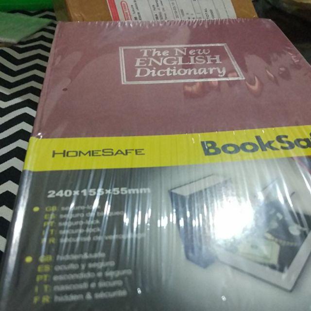 Size M - Deposit Box Kotak Penyimpan Uang Atau Perhiasan Model Buku