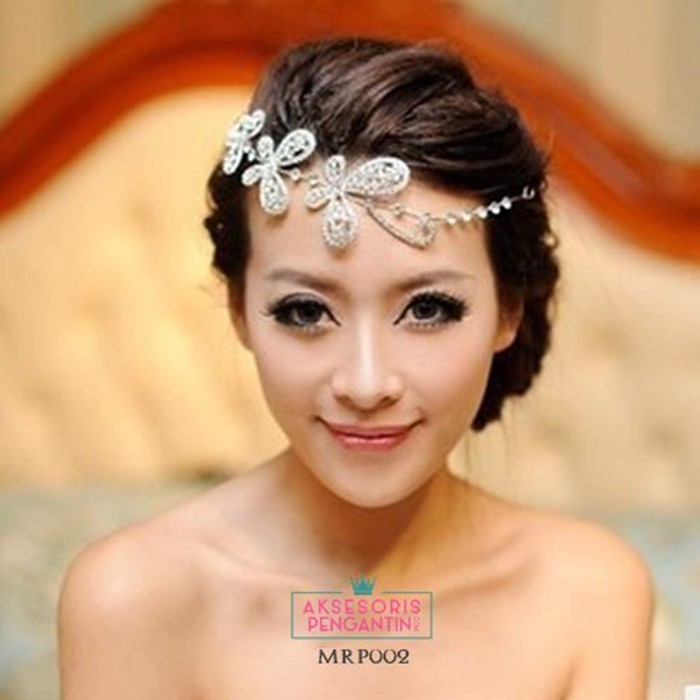 [READY STOCK] HEADPIECE WEDDING TIARA HIJAB AKSESORIS RAMBUT PREMIUM MRP002