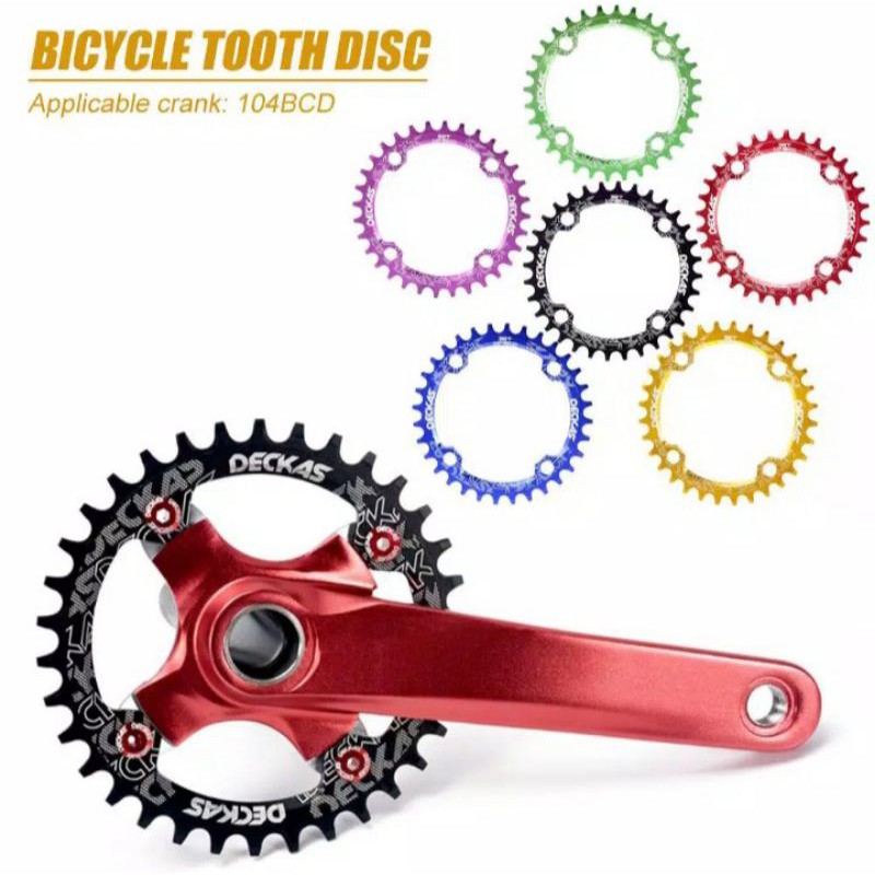 Single Chainring Deckas 32T 34T BCD104