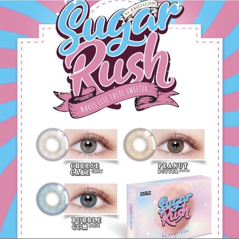 Softlens Sugar Rush by Exoticon Minus (7,00 - 10,00)