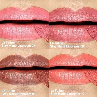 La Tulipe Stay Matte Lip Cream  Shopee Indonesia