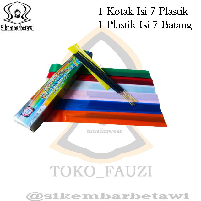 Buhur Dupa Rainbow Surrati Agarbatti DUPA LIDI WANGI.BUHUR 7 RAINBOW  Buhur Lidi Buhur Lidih Buhur L