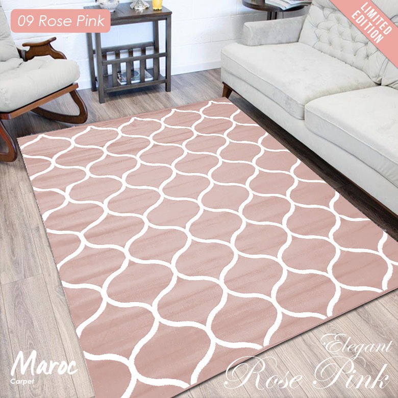 [Carpet Shop ID] Karpet Maroc Super Pink 100X150 - Full (Limited Edition)