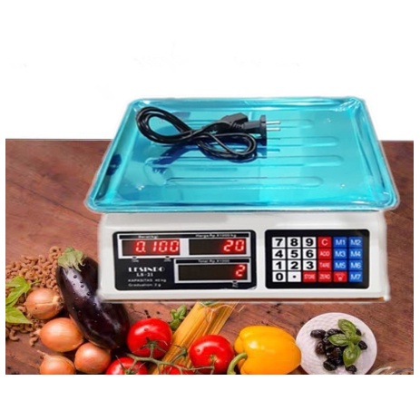 Digital Computing Scale 30kg Double Display / Timbangan Buah 30kg